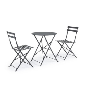 mutoni Garten Deluxe, Garten Bistroset Wissant anthrazit (3-tlg), Garten Bistroset Wissant anthrazit (3-tlg)