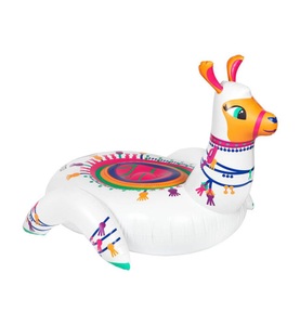 Yeaz, Yeaz - Luftmatratze Lama - Multicolor, YEAZ - GIANT SERIE LAMA Badeinsel multicolour, One Size, Multicolor
