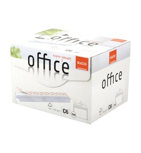 Home, Home - Briefumschlag Office C6 200St, ELCO Office Briefumschläge, DIN C6, o. Fenster, 80 g/m², 200 Stück