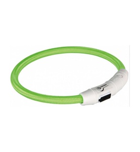 Trixie, Trixie Leuchtring Safer Life M-L gr?n, Trixie Flash Leuchtring USB, Nylon grün M-L