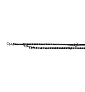 Trixie, Trixie Hundeleine Cavo, Farbe: Schwarz, Trixie Cavo Verlängerungsleine, schwarz/grafit - Größe S - M: 200 cm lang, Ø 12 mm
