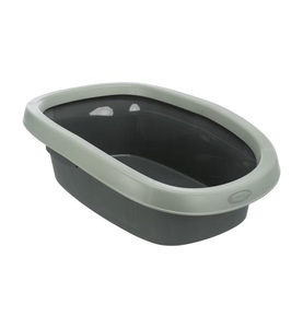 Trixie, Trixie - Katzentoilette Be Eco Carlo, mit Rand, Trixie Be Eco Katzentoilette Carlo mit Rand - L 58 x B 38 x H 17 cm
