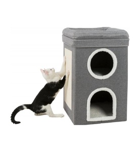 Trixie, Trixie - Kratzbaum Cat Tower Saul, Grau, TRIXIE Kratzbaum »Trixie Kratzbaum Cat Tower Saul«, hoch
