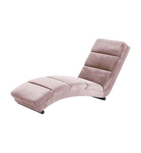 Salesfever, SalesFever - Chaiselongue Rose Samt - Rose, SalesFever Relaxsessel, mit Quersteppung