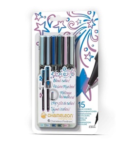 Chameleon, CHAMELEON Fineliner Set 0.3mm FL0604 6 Farben Cool, Chameleon Fineliner Set, 0.3mm, Cool, FL0604, (6 Farben)