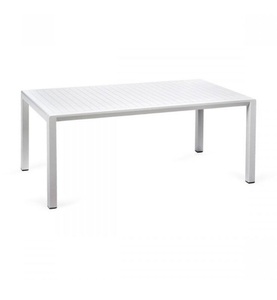 Nardi, Nardi - Aria 100 - White, Garten Beistelltisch Aria weiss 60x100
