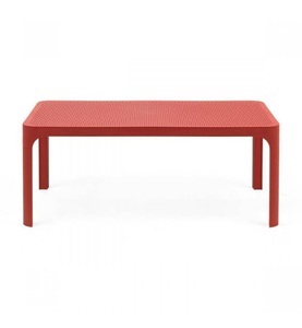 Nardi, Nardi - Net Table 100 - Red, Garten Beistelltisch Net koralle 100x60