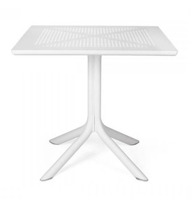 Nardi, Nardi - Clip-80 - White, Gartentisch Clip weiss 80