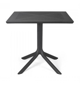 Nardi, Nardi - Clip-80 - Anthracite, Gartentisch Clip anthrazit 80