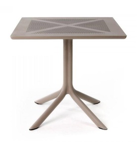 Nardi, Nardi - ClipX-80 - Beige, Gartentisch Clip tortora 80