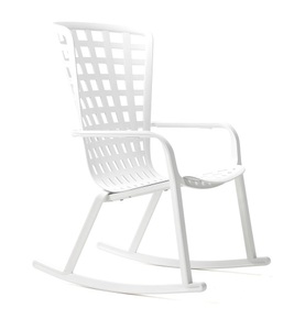 Nardi, Nardi - Kufen für Schaukelstuhl Folio - Weiss (91 x 9,8 cm), Kufen für Schaukelstuhl Folio weiss