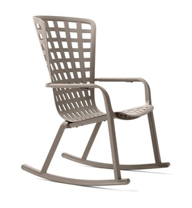 Nardi, Nardi - Kufen für Schaukelstuhl Folio - Dunkles Beige (91 x 9,8 cm), Kufen für Schaukelstuhl Folio grau