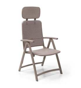 Nardi, Nardi - Acquamarina - Beige, Gartenstuhl Acquamarina braun