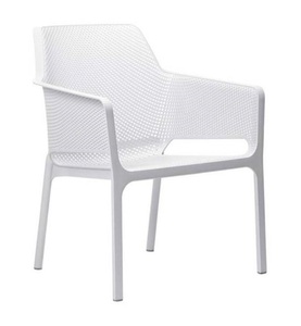 Nardi, Nardi - Net Relax - White, Gartensessel Net weiss hoch