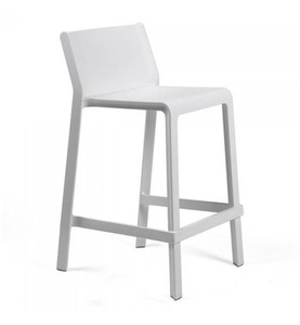 Nardi, Nardi - Trill Stool Mini - White, Garten Barhocker Trill weiss 65