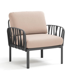 Nardi, Nardi - Entspannungssessel Komodo Anthrazit - Beige (47,5 x 79 x 78 cm), Garten Sessel Komodo anthrazit beige