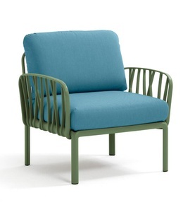 Nardi, Nardi - Entspannungssessel Komodo Kaki - Blau (47,5 x 79 x 78 cm), Garten Sessel Komodo agave blau