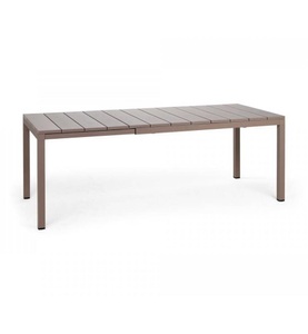 Nardi, Nardi - Rio 140 Extensibile - Beige, Gartentisch verlängerbar Rio braun 140