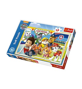 Trefl, Trefl 14287 - Paw Patrol, Fun Team, Puzzle, 24 Maxi-Teile, 