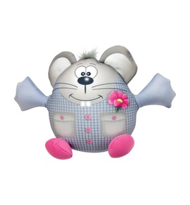 Bino, Bino - Kuscheltier Maus - 20 cm, Bino 33020 - Stoff-Maus, 20 cm