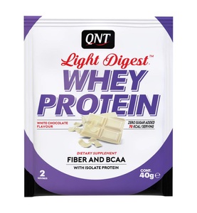 QNT, QNT - Light Digest Whey Protein White Chocolate 40g, QNT Light Digest Whey Protein White Choco (40g)
