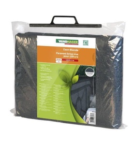 Windhager, Windhager Sichtschutz Zaunblende 1.0x5m, Windhager Sichtschutz Zaunblende 1.0x5m, Anthrazit, SB-Tasche