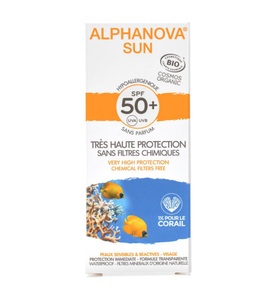Alphanova, Alphanova - Sonnencreme SPF50+ - 50 ml, Alphanova Zertifizierte BIO Sonnencreme Hypoallergenial Gesichtscreme SPF 50+