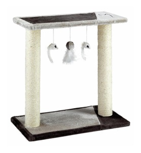 Gor pets, Gor Pets - Kratzbaum - Weiss und Grau, 