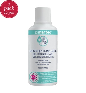 Martec, Martec - Desinfektions-Gel - 500 ml, Martec Desinfektionsmittel, Handgel, mit Aloe-Vera, 33028, (500ml)