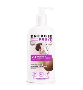 Energie fruit, Energie Fruit - Maske & Conditioner 2 in 1 Top-Color - 300 ml, ENERGIE FRUIT - 2en1 Masque + Après Shampooing Sexy-Boucles