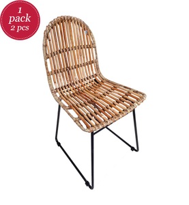 mutoni living, Rattan Stuhl Tom Tailor, Stuhl Paco natur (2er-Set)