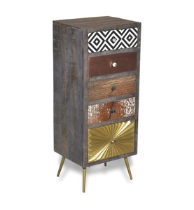 mutoni living, Kommode Peetal 45x35x120, 