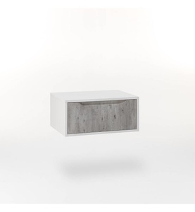Tft, TFT - Waschbecken-Unterschrank Belsk - Weiss, Cement, 