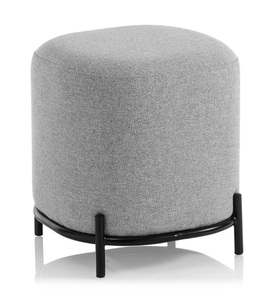Tft, TFT - Home Furniture - Sitzpouf Vanity - Grau und Schwarz - Schwarz und Grau, 