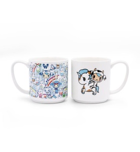 tokidoki, TokiDoki Stapelbare Tassen Tassen-Set weiß, 
