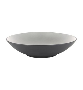 Revol, Revol - Suppenteller Equinoxe Ø24 cm - Weiss und Schwarz, Equinoxe Suppenteller, Ø24cm, H:5.5cm, 100cl, pfeffer