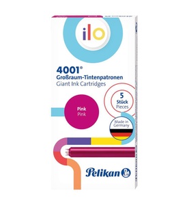 Pelikan, Pelikan Tintenpatrone ilo 4001 Pink 5er Set, PELIKAN Tintenpatrone ilo GTP 4001 301510 Pink 5 Stück