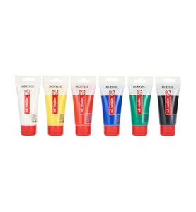 Talens, Talens Acrylfarbe 6er Set, Mehrfarbig, Talens Acrylfarbe 6er Set, Mehrfarbig