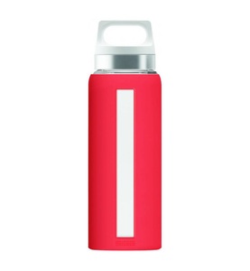 undefined, Dream Scarlet, SIGG DREAM Scarlett 0,65L Trinkflasche Glas mit Deckel, BPA-frei Rot 8648.80
