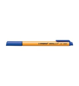 Stabilo, STABILO Faserschr. GREENpoint 0,8mm 6088/41 blau, Stabilo GREENpoint, 0,8mm, blau, Faserschreiber, 6088/41