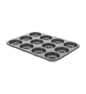 Debuyer, Debuyer - De Buyer - Rumkuchen-Backform - Anthrazit, Backblech für 12 Mini-Savarins 34.3x26.2cm