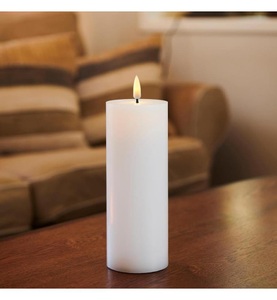 Sirius, Sirius - LED-Kerze Sille 7.5 cm x 20 cm, Weiss, Sirius LED-Kerze »LED-Kerze Sille, aufladbar, Weiss«