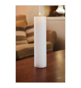 Sirius, Sirius - LED-Kerze Sille 7.5 cm x 30 cm, Weiss, Sirius LED-Kerze »LED-Kerze Sille, aufladbar, Weiss«
