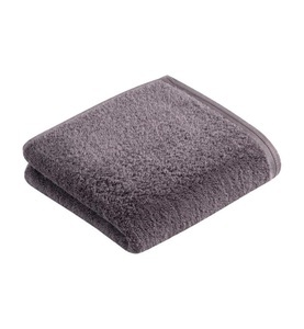 undefined, Vossen Walk-Frottier Handtuch Vegan Life, VOSSEN - Vegan Life Handtuch, 50 x 100 cm, Eisen