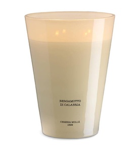 Cereria molla, Cereria Molla - XXL Kerze im Glas mit Pflanzlichem Wachs & 4 Dochten 3kg Bergamotto di Calabria - 6000 g, Bergamotto di Calabria 4kg