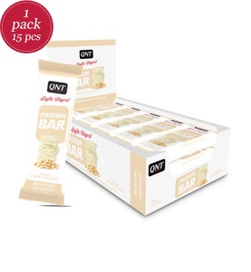 QNT, QNT - Proteinriegel Erdnuss Weisse Schokolade Light Digest - 15 x 55g, 