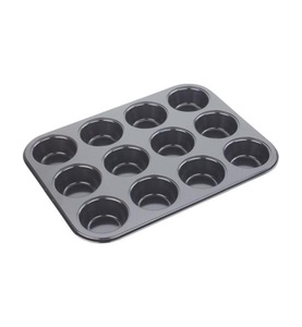 Tala, Tala - Muffins-Form - Schwarz, 12er Backform Muffin tief 35x26.5x3cm Antihaft
