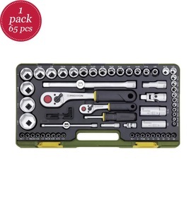 Proxxon Industrial, Proxxon Industrial Super-set Steckschlüsselsatz zöllig 1/4 (6.3 mm), 1/2 (12.5 mm) 65teilig 23294, 