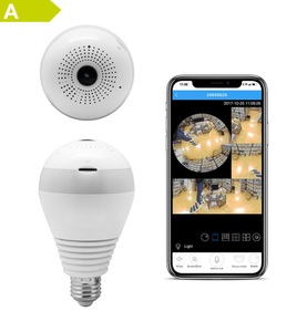 Unotec, Leuchtmittel mit 360°-Überwachungskamera, 