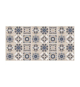Artsy, Artsy - Fussmatte Paw Prints - 120 x 40 x 1.5 cm - Camel und Schwarz, 